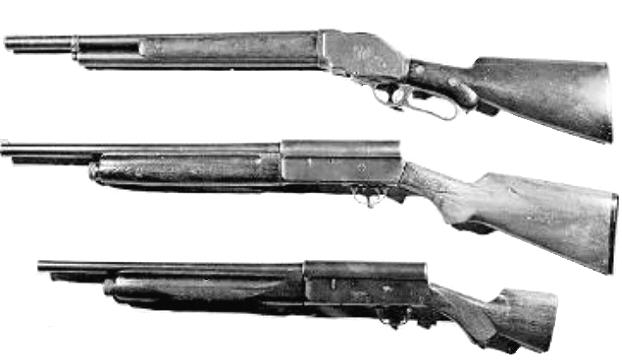 1887 winchester shotgun. guns - a Winchester 1887