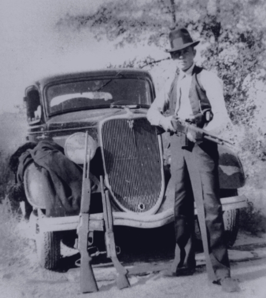 browning automatic rifle bonnie and clyde