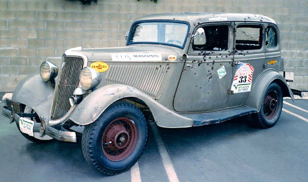 Clyde bonnie & v8 1934 ford Ten Cars